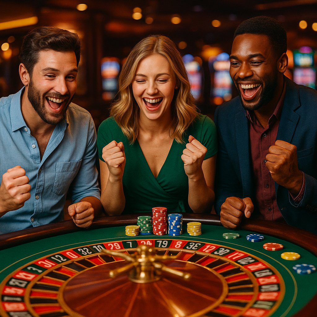 Live roulette wheel with betting grid and dealer view